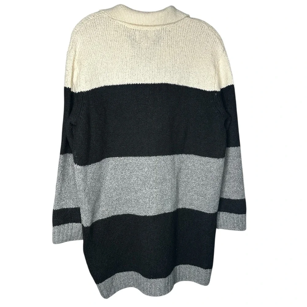 Women's American Eagle Knit Sweater Dress Stripes Collared sz Small - Picture 6 of 8